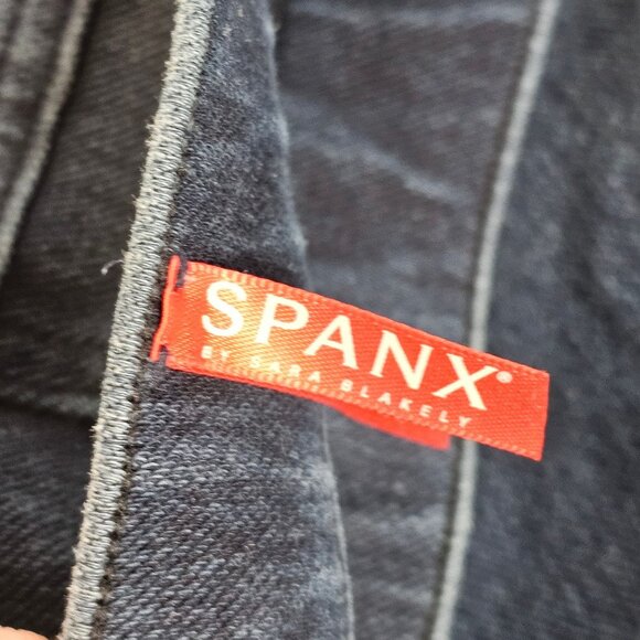Womens Casual Classic Faux Jean Stretch Comfort Jeggings Spanx Sara Blakely XL - Picture 11 of 13